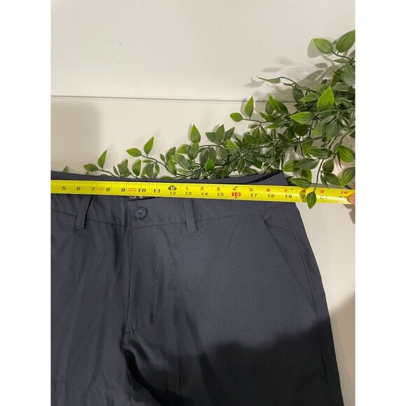 Hang Ten Mens Plaid Navy Blue Polyester/Elastane Shorts Size 38 - Picture 11 of 14